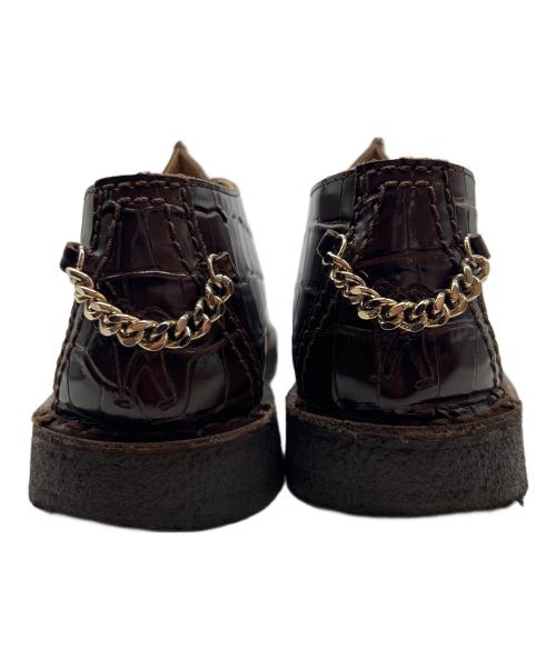 CLARKS（クラークス）CLARKS (クラークス) Martin Rose (マーティンローズ) SUPREME (シュプリーム) シューズ ブラウン サイズ:26.5の古着・服飾アイテム