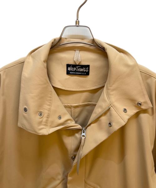 WILD THINGS（ワイルドシングス）WILD THINGS (ワイルドシングス) スタンドカラロングーコート ベージュ サイズ:ＦＲＥＥの古着・服飾アイテム