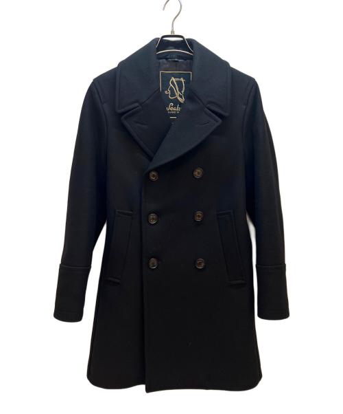 Sealup（シーラップ）Sealup (シーラップ) Pコート ブラック サイズ:46の古着・服飾アイテム