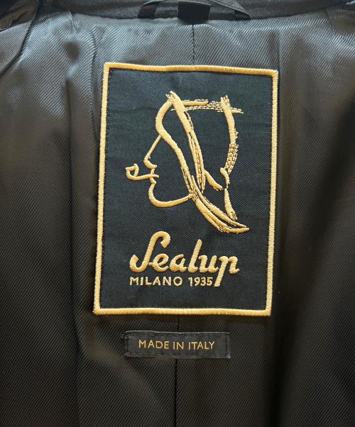 Sealup（シーラップ）Sealup (シーラップ) Pコート ブラック サイズ:46の古着・服飾アイテム
