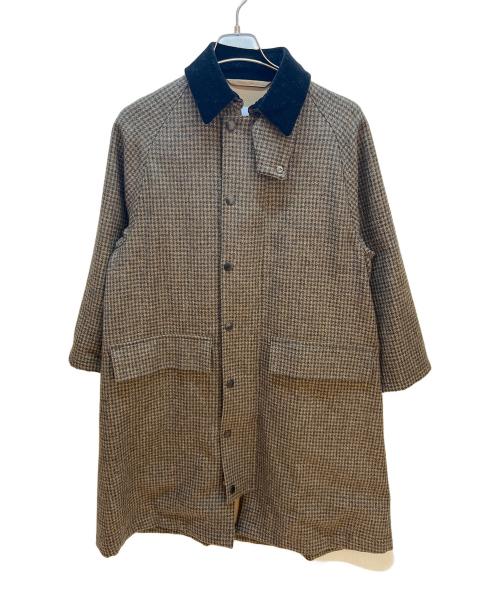 Barbour（バブアー）Barbour (バブアー) ノーカラーコート ブラウン サイズ:8の古着・服飾アイテム
