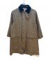 Barbour（バブアー）の古着「ノーカラーコート」｜ブラウン