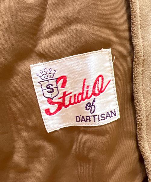 DARTISAN（ダルチザン）DARTISAN (ダルチザン) ジップアップジャケット ブラウン サイズ:Lの古着・服飾アイテム