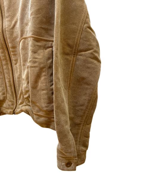 DARTISAN（ダルチザン）DARTISAN (ダルチザン) ジップアップジャケット ブラウン サイズ:Lの古着・服飾アイテム
