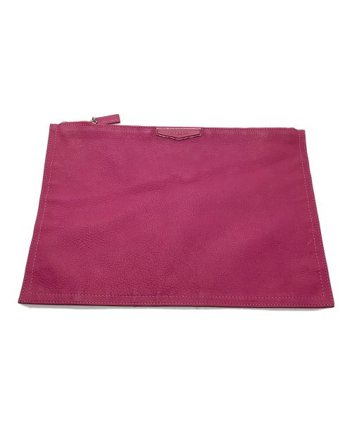 GIVENCHY（ジバンシィ）GIVENCHY (ジバンシィ) クラッチバッグ ショッキングピンクの古着・服飾アイテム