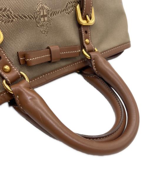 PRADA（プラダ）PRADA (プラダ) 2WAYショルダーバッグ ベージュの古着・服飾アイテム