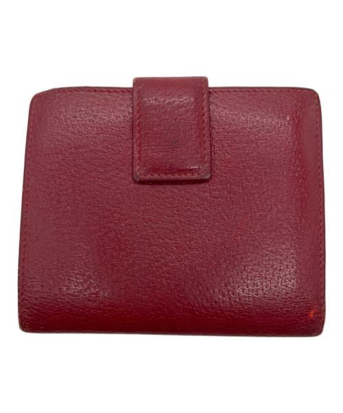 GUCCI（グッチ）GUCCI (グッチ) 2つ折り財布 レッドの古着・服飾アイテム