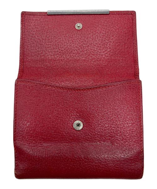 GUCCI（グッチ）GUCCI (グッチ) 2つ折り財布 レッドの古着・服飾アイテム