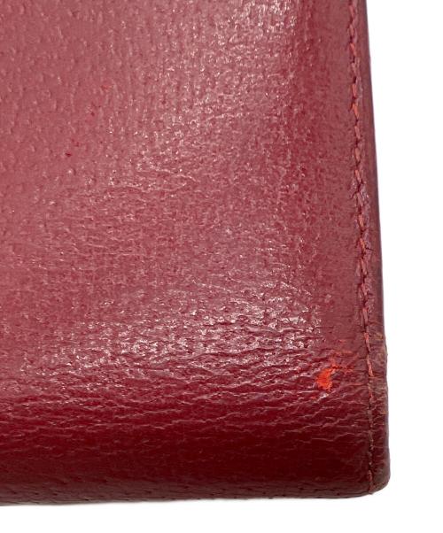 GUCCI（グッチ）GUCCI (グッチ) 2つ折り財布 レッドの古着・服飾アイテム