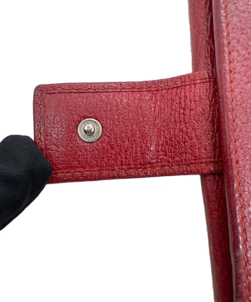 GUCCI（グッチ）GUCCI (グッチ) 2つ折り財布 レッドの古着・服飾アイテム