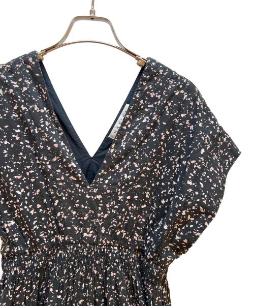 MARIHA（マリハ）MARIHA (マリハ) ノースリーブワンピース ブラック×ホワイト×ピンク サイズ:36の古着・服飾アイテム