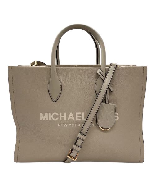 MICHAEL KORS（マイケル・コース）MICHAEL KORS (マイケル・コース) 2WAYバッグ ベージュの古着・服飾アイテム