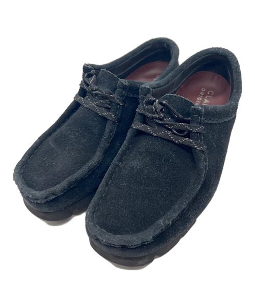 CLARKS（クラークス）CLARKS (クラークス) ワラビーシューズ ブラック サイズ:24の古着・服飾アイテム