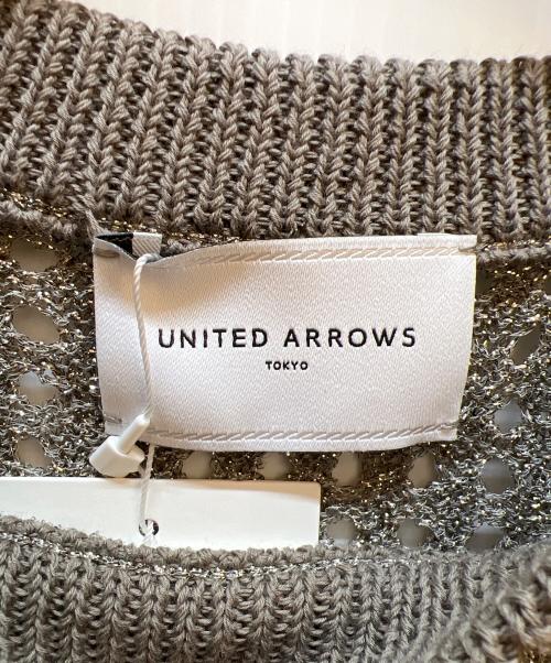 UNITED ARROWS TOKYO（ユナイテッドアローズトウキョウ）UNITED ARROWS TOKYO (ユナイテッドアローズトウキョウ) 薄手ニット グレー サイズ:FREEの古着・服飾アイテム