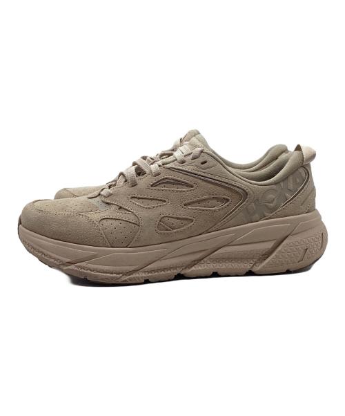 HOKAONEONE（ホカオネオネ）HOKAONEONE (ホカオネオネ) HOKA CLIFTON L SUEDE SHIFTING SAND / DUNE ベージュ サイズ:27.5cmの古着・服飾アイテム