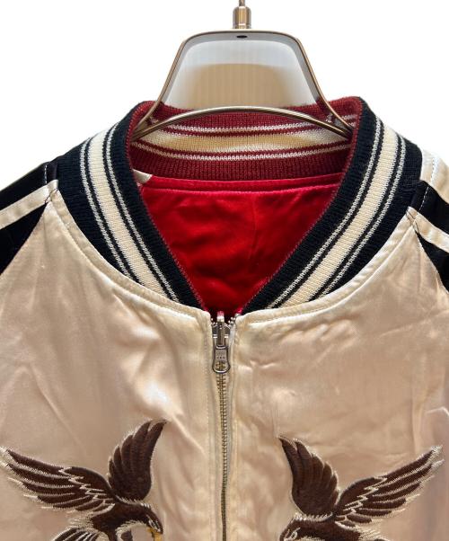 AVIREX（アヴィレックス）AVIREX (アヴィレックス) スカジャン レッド×ホワイト サイズ:Lの古着・服飾アイテム