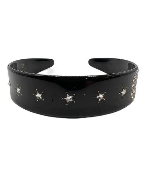 GUCCI（グッチ）GUCCI (グッチ) インターロッキングヘアバンド ブラックの古着・服飾アイテム