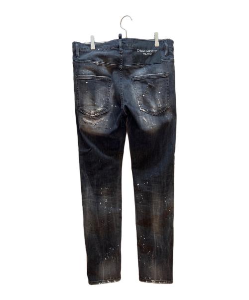 DSQUARED2（ディースクエアード）DSQUARED2 (ディースクエアード) デニムパンツ ブラック サイズ:46の古着・服飾アイテム