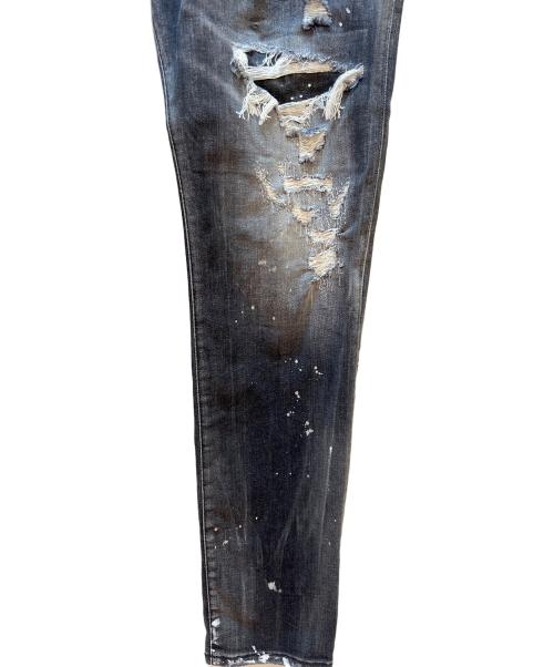 DSQUARED2（ディースクエアード）DSQUARED2 (ディースクエアード) デニムパンツ ブラック サイズ:46の古着・服飾アイテム