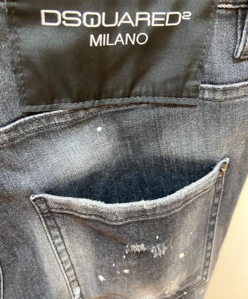 DSQUARED2（ディースクエアード）DSQUARED2 (ディースクエアード) デニムパンツ ブラック サイズ:46の古着・服飾アイテム