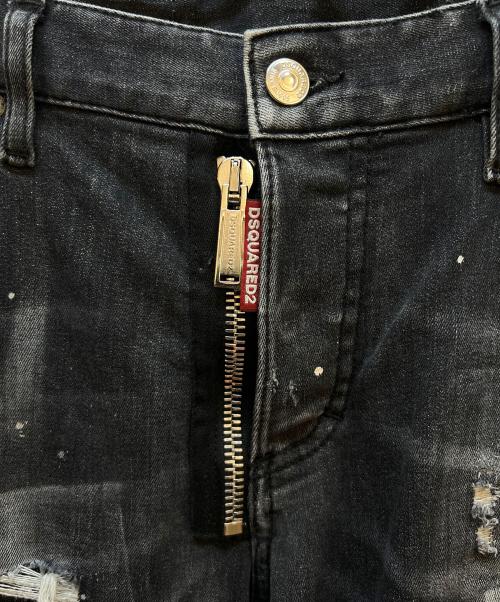 DSQUARED2（ディースクエアード）DSQUARED2 (ディースクエアード) デニムパンツ ブラック サイズ:46の古着・服飾アイテム
