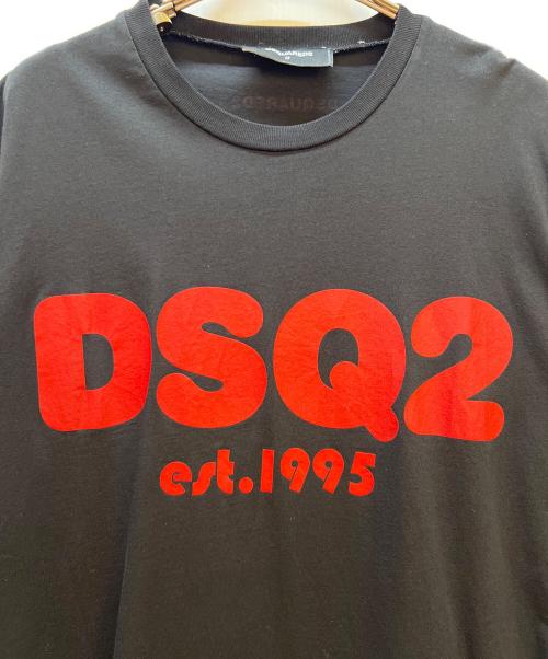 DSQUARED2（ディースクエアード）DSQUARED2 (ディースクエアード) 半袖カットソー ブラック サイズ:Mの古着・服飾アイテム