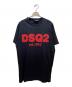 DSQUARED2（ディースクエアード）の古着「半袖カットソー」｜ブラック