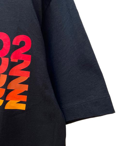 DSQUARED2（ディースクエアード）DSQUARED2 (ディースクエアード) 半袖カットソー ブラック サイズ:Mの古着・服飾アイテム