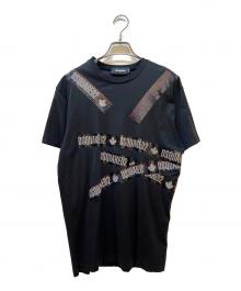 DSQUARED2（ディースクエアード）の古着「半袖カットソー」｜ブラック