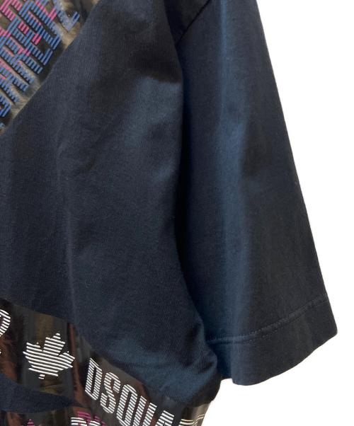 DSQUARED2（ディースクエアード）DSQUARED2 (ディースクエアード) 半袖カットソー ブラック サイズ:Sの古着・服飾アイテム