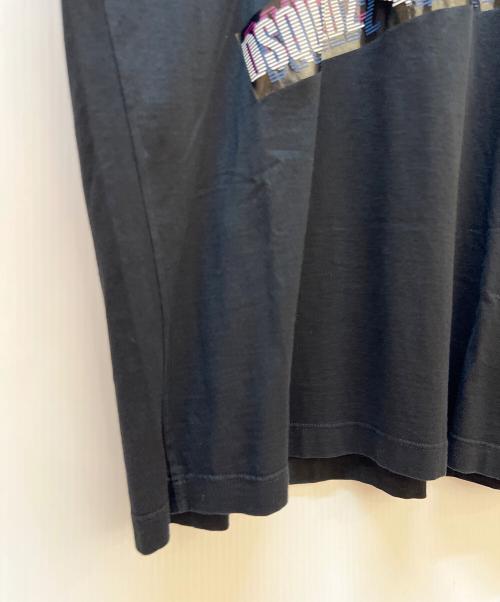 DSQUARED2（ディースクエアード）DSQUARED2 (ディースクエアード) 半袖カットソー ブラック サイズ:Sの古着・服飾アイテム