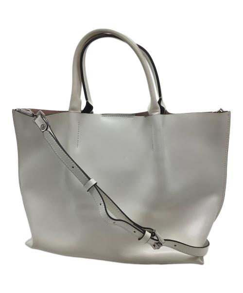 GIANNI CHIARINI（ジャンニ キアリーニ）GIANNI CHIARINI (ジャンニ キアリーニ) ハンドバッグ ホワイトの古着・服飾アイテム