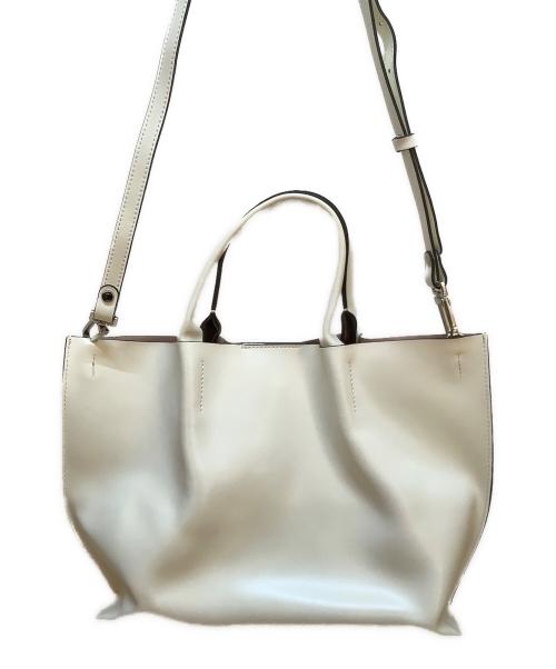 GIANNI CHIARINI（ジャンニ キアリーニ）GIANNI CHIARINI (ジャンニ キアリーニ) ハンドバッグ ホワイトの古着・服飾アイテム