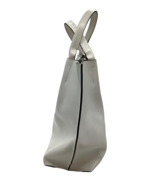 GIANNI CHIARINI（ジャンニ キアリーニ）GIANNI CHIARINI (ジャンニ キアリーニ) ハンドバッグ ホワイトの古着・服飾アイテム