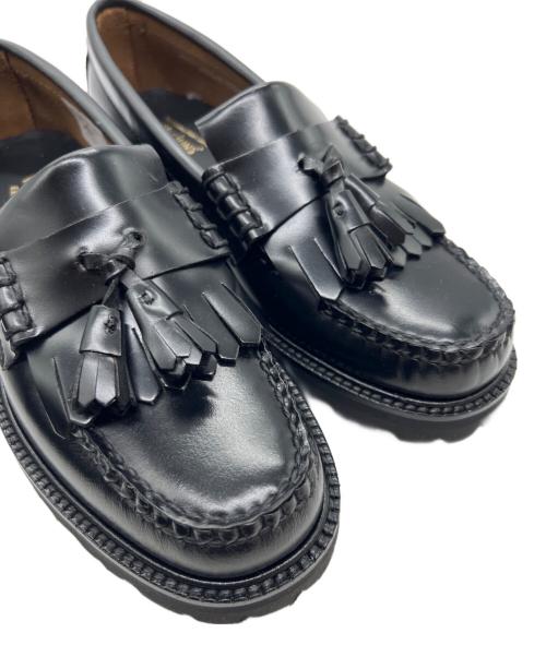 G.H.BASS&CO.（ジー・エイチ・バス・コー）G.H.BASS&CO. (ジー・エイチ・バス・コー) タッセルローファー ブラック サイズ:40１/2の古着・服飾アイテム