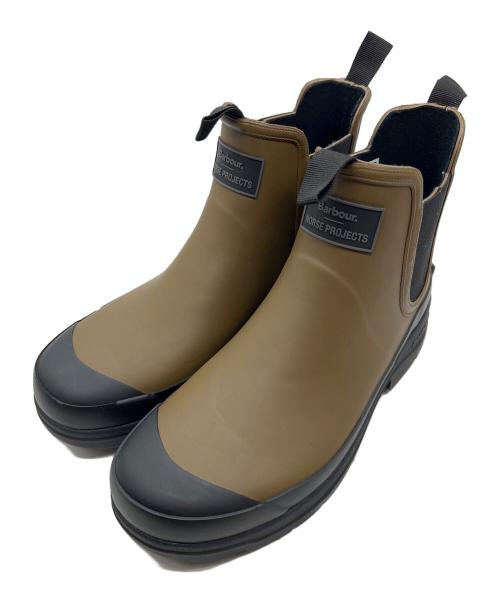 Barbour（バブアー）Barbour (バブアー) ブーツ/Fury Wellington ブラウン×ブラック サイズ:26cmの古着・服飾アイテム