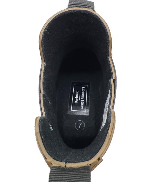 Barbour（バブアー）Barbour (バブアー) ブーツ/Fury Wellington ブラウン×ブラック サイズ:26cmの古着・服飾アイテム