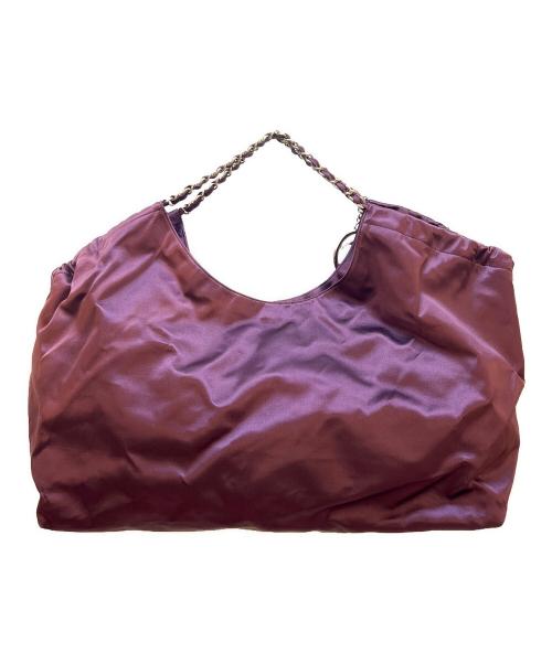 CHANEL（シャネル）CHANEL (シャネル) チェーンハンドバッグ/ココカバス ワインレッドの古着・服飾アイテム