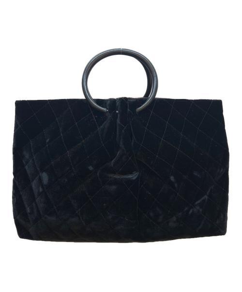 CHANEL（シャネル）CHANEL (シャネル) サークルハンドバッグ ブラックの古着・服飾アイテム