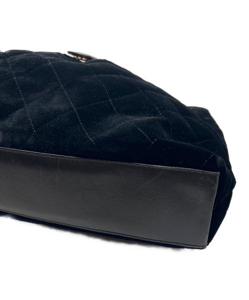 CHANEL（シャネル）CHANEL (シャネル) サークルハンドバッグ ブラックの古着・服飾アイテム