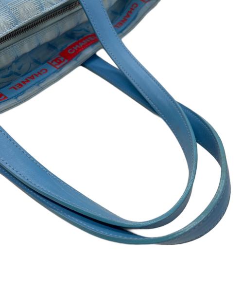 CHANEL（シャネル）CHANEL (シャネル) トートバッグ/ニュートラベルライン ブルーの古着・服飾アイテム