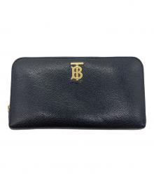 BURBERRY（バーバリー）の古着「長財布/TBロゴ」｜ブラック