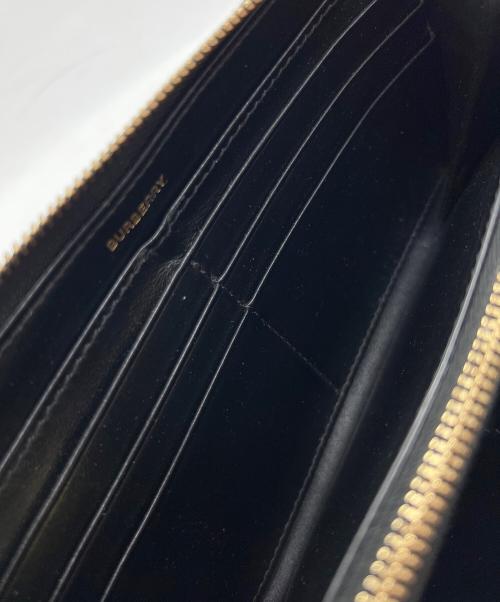 BURBERRY（バーバリー）BURBERRY (バーバリー) 長財布/TBロゴ ブラックの古着・服飾アイテム