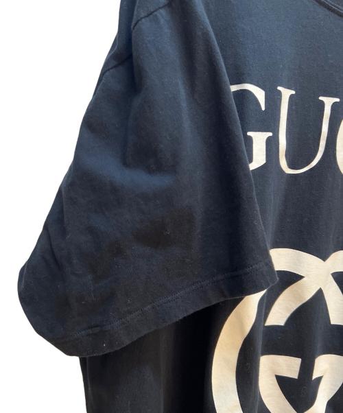 GUCCI（グッチ）GUCCI (グッチ) 半袖カットソー ブラック サイズ:XXLの古着・服飾アイテム