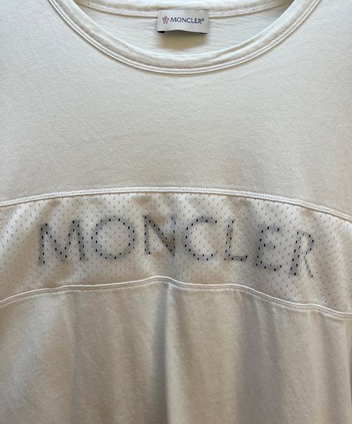 MONCLER（モンクレール）MONCLER (モンクレール) 長袖カットソー ホワイト サイズ:XLの古着・服飾アイテム