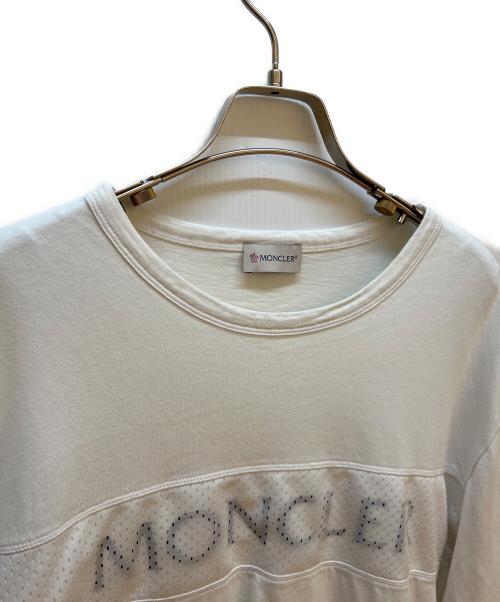MONCLER（モンクレール）MONCLER (モンクレール) 長袖カットソー ホワイト サイズ:XLの古着・服飾アイテム