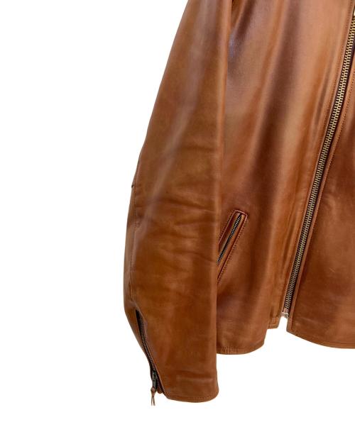 FREEDOM（フリーダム）FREEDOM (フリーダム) レザージャケット ブラウン サイズ:40の古着・服飾アイテム