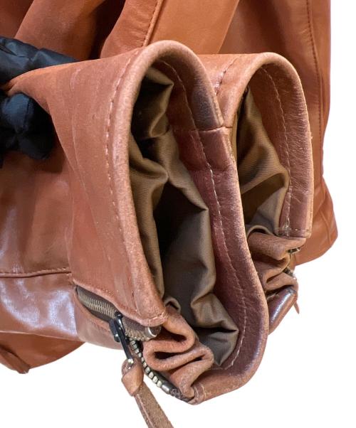 FREEDOM（フリーダム）FREEDOM (フリーダム) レザージャケット ブラウン サイズ:40の古着・服飾アイテム