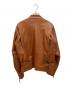 FREEDOM (フリーダム) レザージャケット ブラウン サイズ:40：10000円