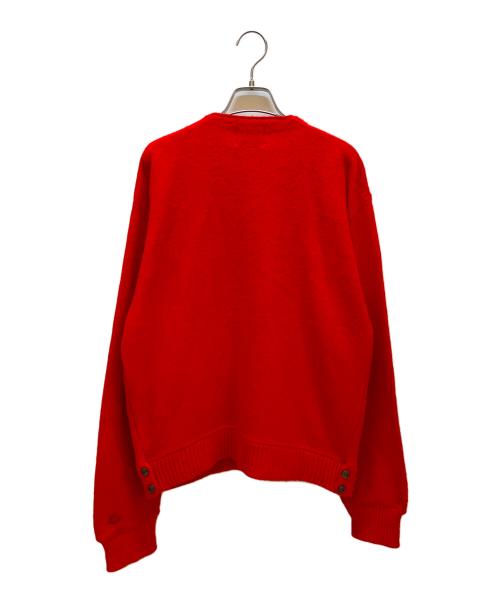 GRANT-CREST（グラントクレスト）GRANT-CREST (グラントクレスト) 厚手カーディガン レッド サイズ:Lの古着・服飾アイテム